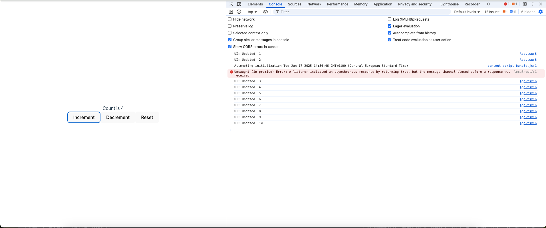 useState counter example
